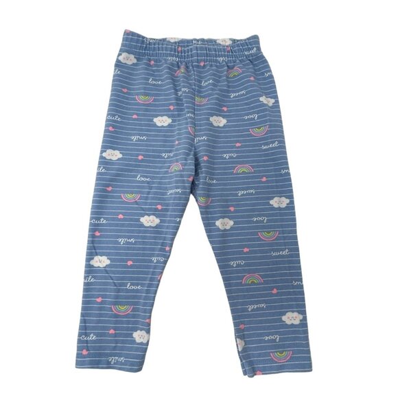 Toddler Girl's - 4 Pair Leggings in Pastel Prints &‎ Designs - Size 24 Month - Picture 6 of 10